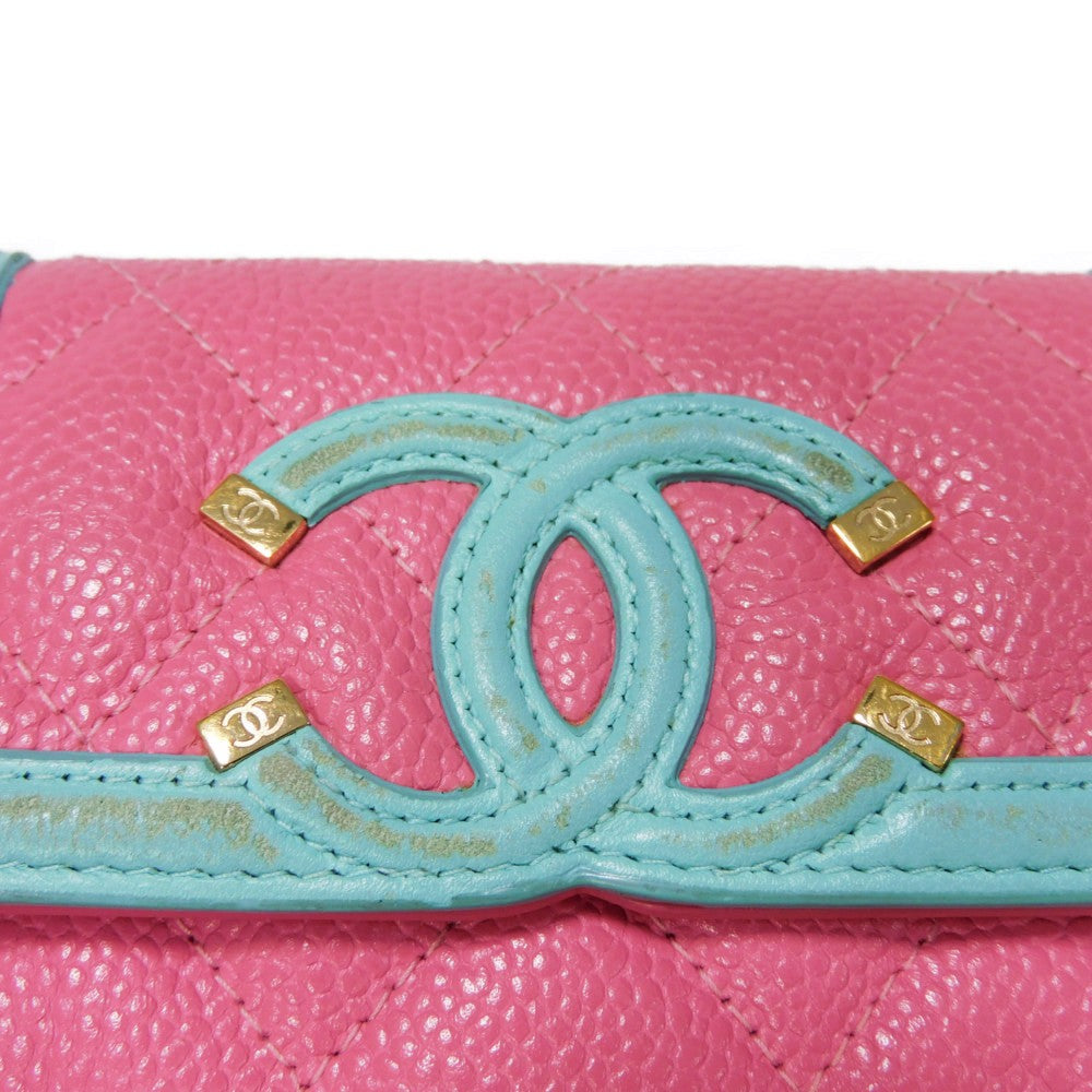 Top Quality Chanel CC Filigree Card Holder