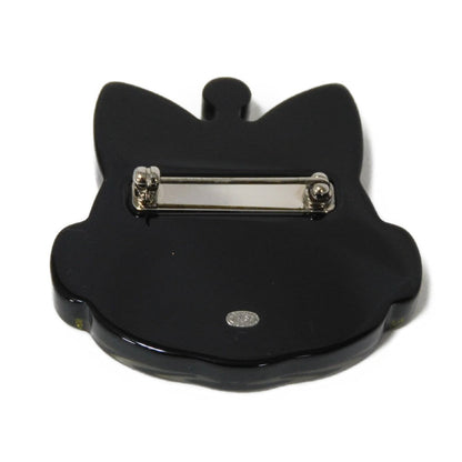 Top Quality Chanel Glitter Coco Mark Cat Robot Brooch
