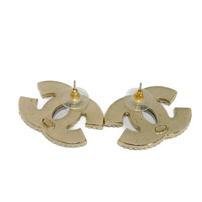 Top Quality Chanel Crystal Coco Mark Earrings