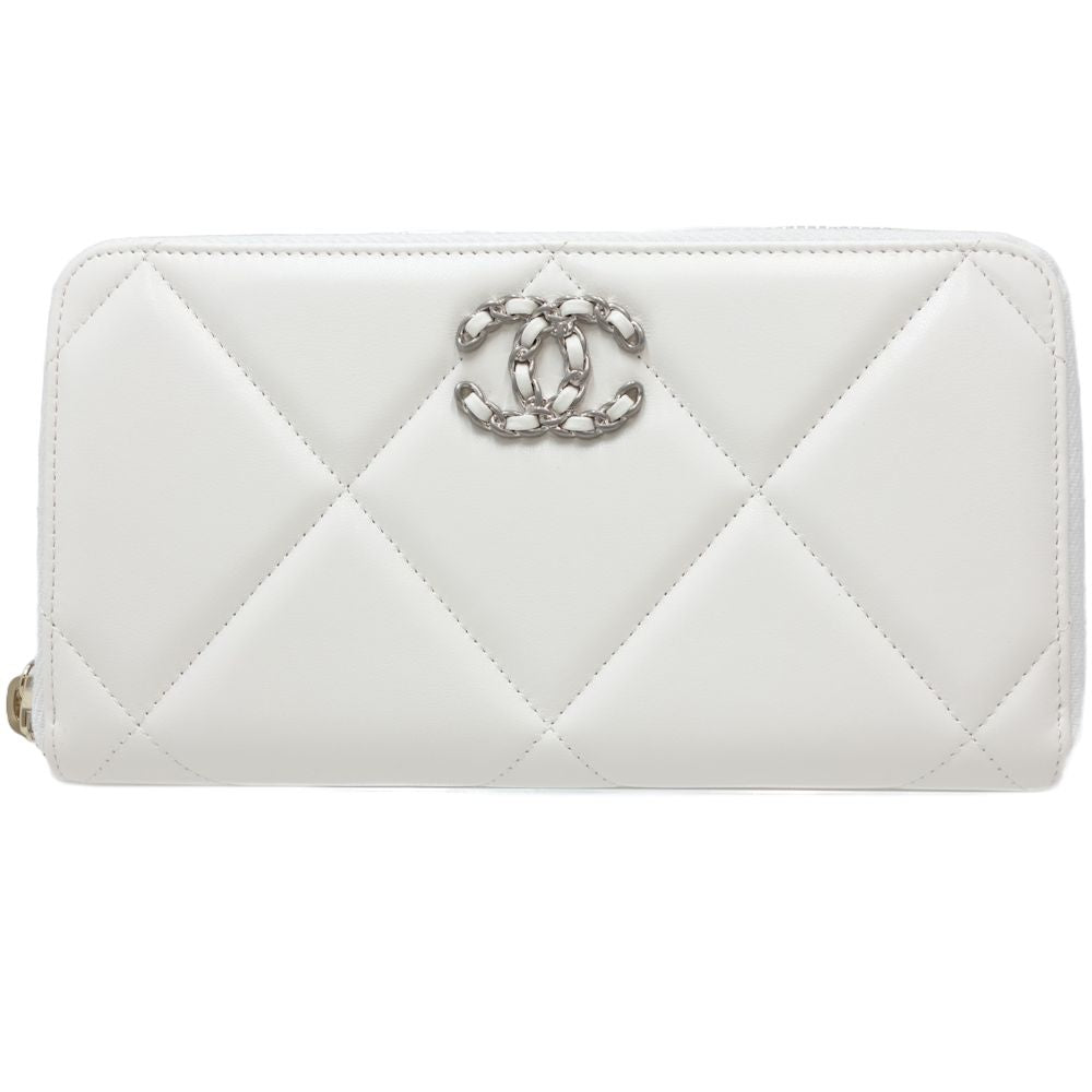 Top Quality Chanel Leather Matelasse CC Mark Long Wallet