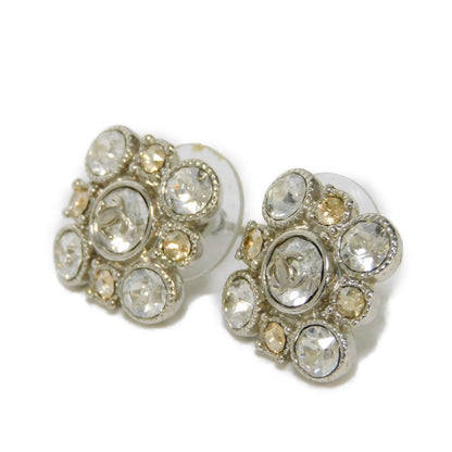 Top Quality Chanel Crystal Flower Coco Mark Earrings A37285
