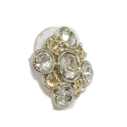 Top Quality Chanel Crystal Flower Coco Mark Earrings A37285