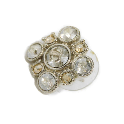 Top Quality Chanel Crystal Flower Coco Mark Earrings A37285