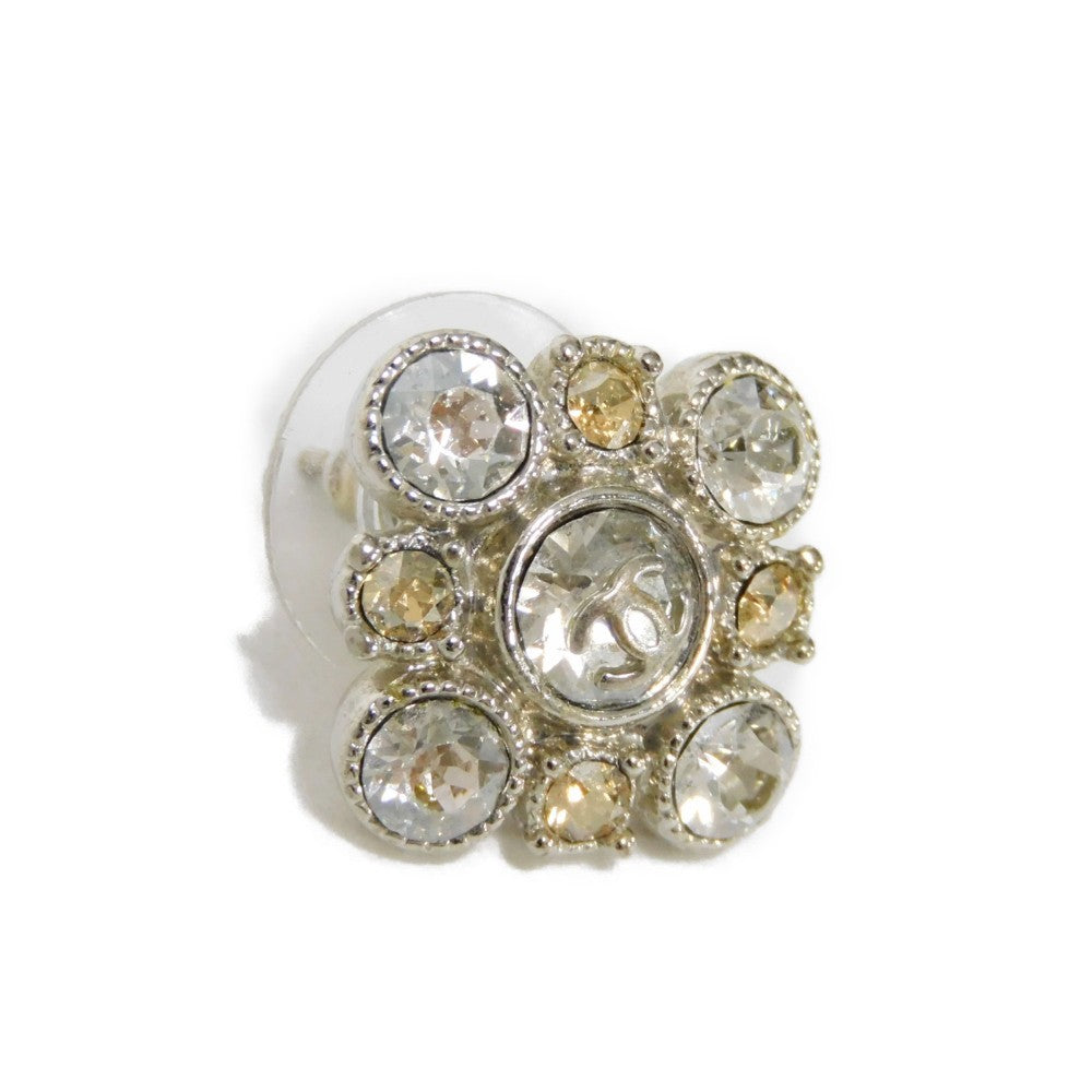 Top Quality Chanel Crystal Flower Coco Mark Earrings A37285