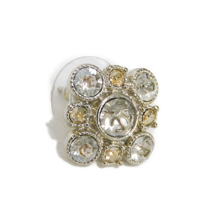 Top Quality Chanel Crystal Flower Coco Mark Earrings A37285