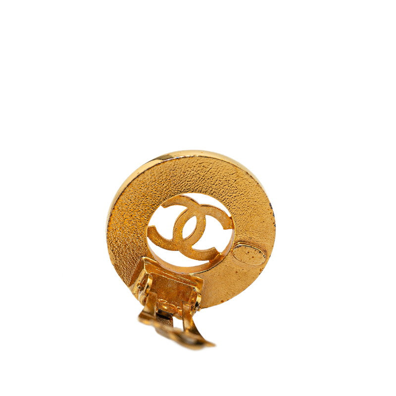 Top Quality Chanel Vintage Coco Mark Earrings Gold