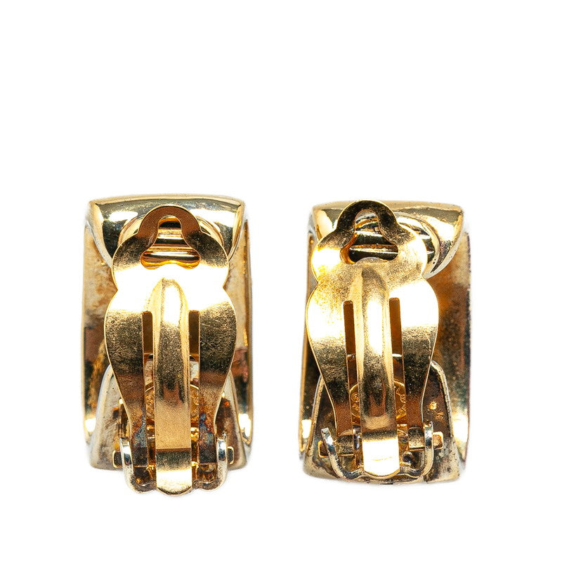 Top Quality Chanel Vintage Coco Mark Earrings Gold