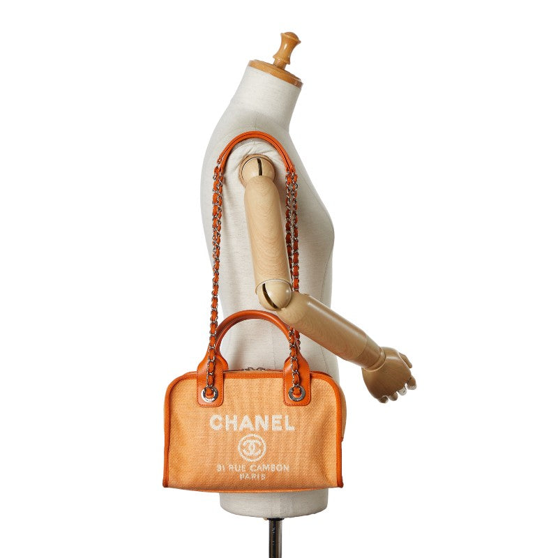 Top Quality Chanel Canvas Leather Coco Mark Logo Handbag