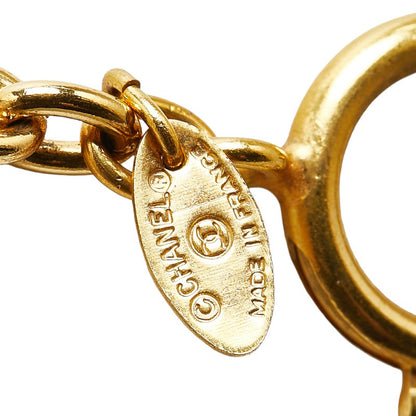 Top Quality Chanel Matelasse Coco Mark Necklace Gold