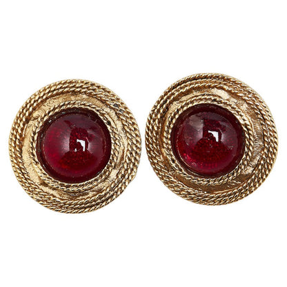 Top Quality Chanel Vintage Gold Plated Earrings