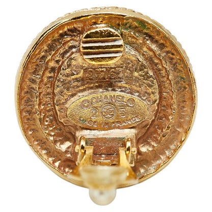Top Quality Chanel Vintage Gold Plated Earrings