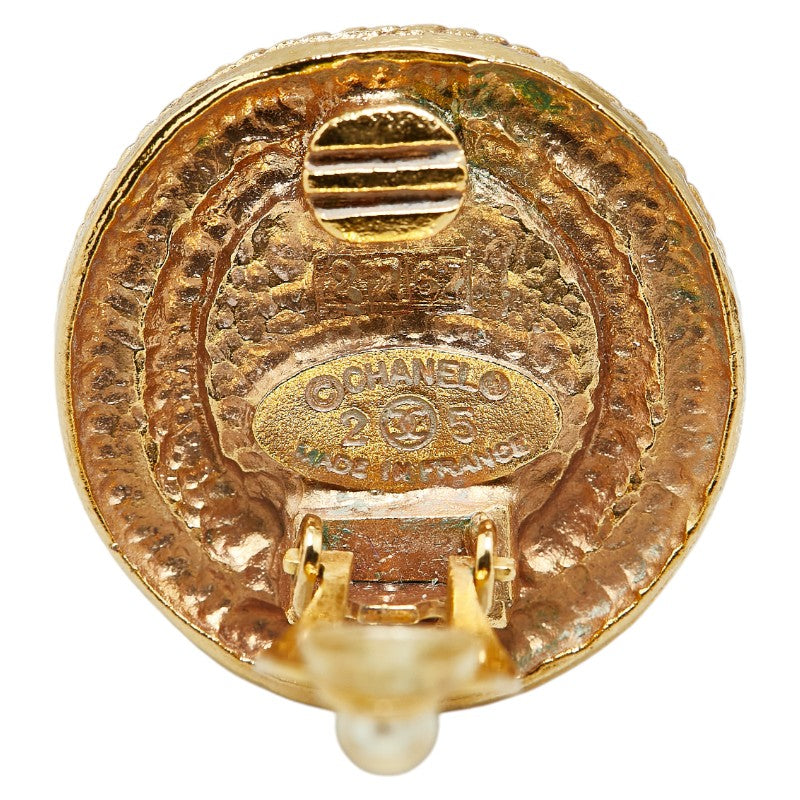 Top Quality Chanel Vintage Gold Plated Earrings