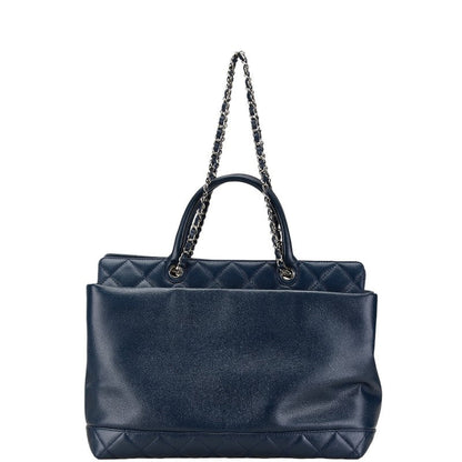 Top Quality Chanel Caviar Matelasse Coco Mark 2WAY Handbag