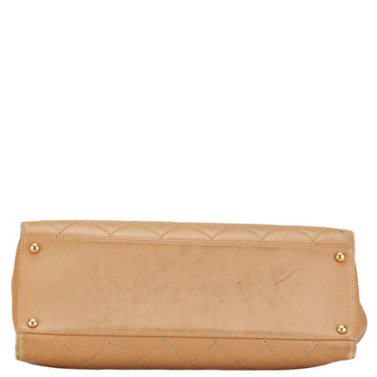 Top Quality Chanel Wild Stitch Coco Mark Tote Bag Beige