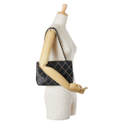 Top Quality Chanel Wild Stitch Leather Shoulder Bag