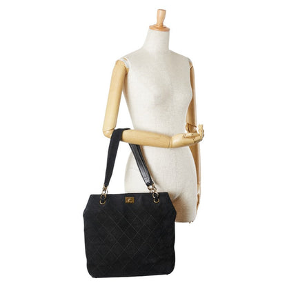 Top Quality Chanel Coco Mark Sweat Tote Bag Black
