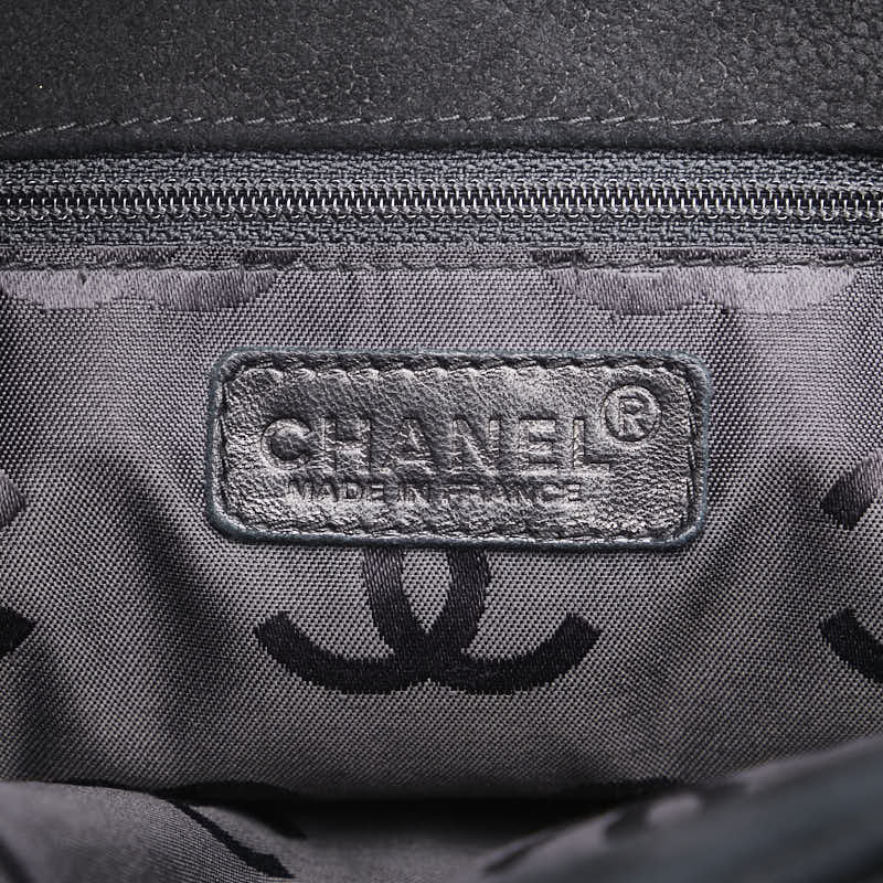 Top Quality Chanel Coco Mark Sweat Tote Bag Black
