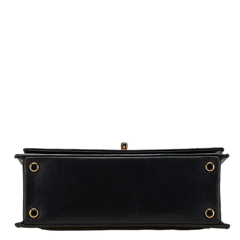 Top Quality Chanel Matelasse 2.55 Chain Shoulder Bag Black Gold