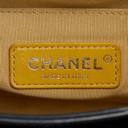 Top Quality Chanel Graffiti Boy Croc Embossed Leather Shoulder Bag