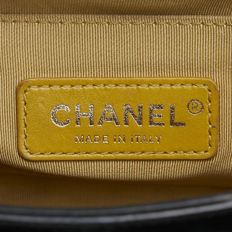 Top Quality Chanel Graffiti Boy Croc Embossed Leather Shoulder Bag