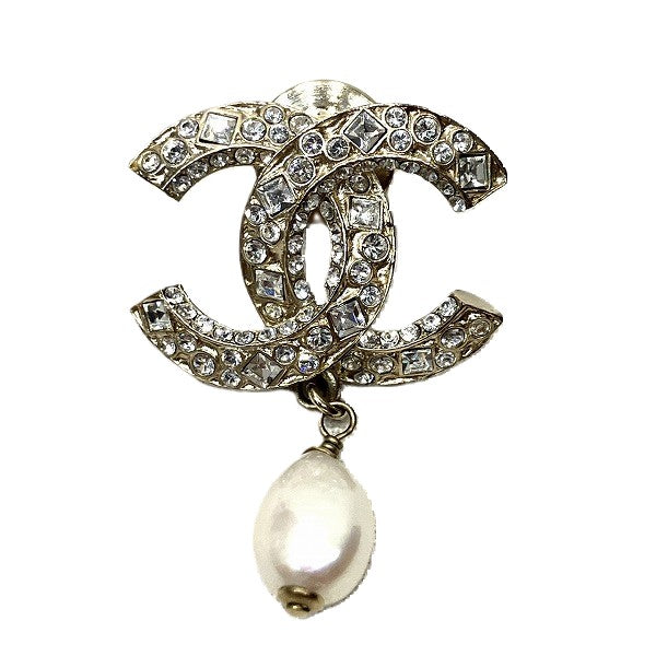 Top Quality Chanel Coco Mark Stone Pearl Brooch