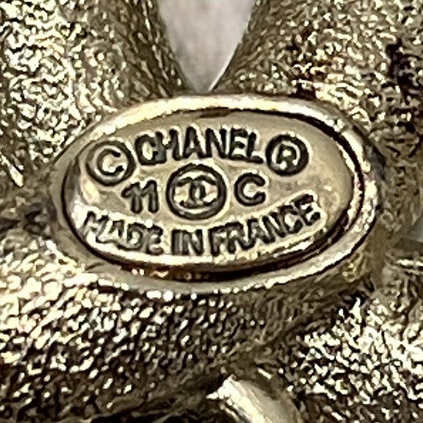 Top Quality Chanel Coco Mark Stone Pearl Brooch