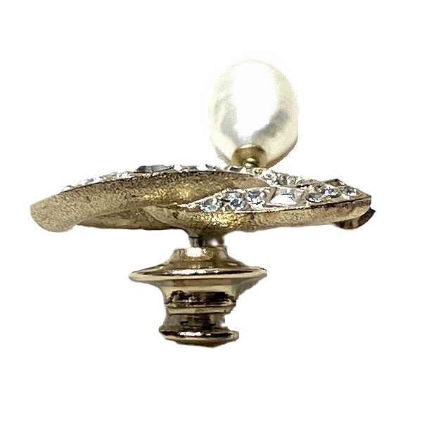 Top Quality Chanel Coco Mark Stone Pearl Brooch