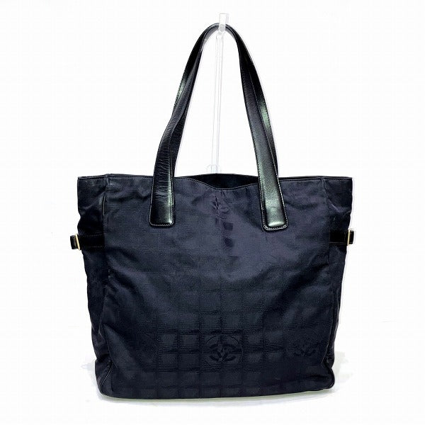 Top Quality Chanel Nylon Canvas Leather Tote GM A15825