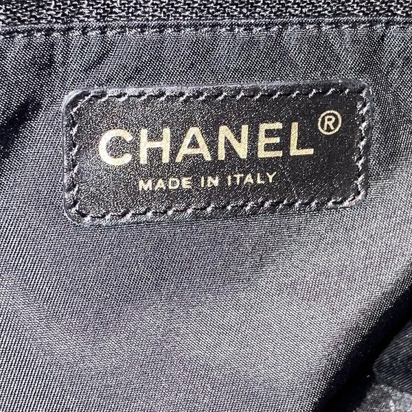 Top Quality Chanel Nylon Canvas Leather Tote GM A15825