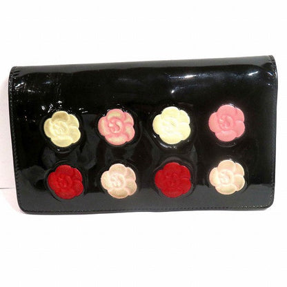 Top Quality Chanel Camellia Patent Makeup Palette Wallet