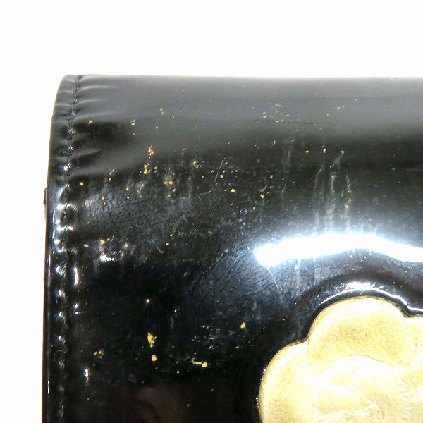 Top Quality Chanel Camellia Patent Makeup Palette Wallet