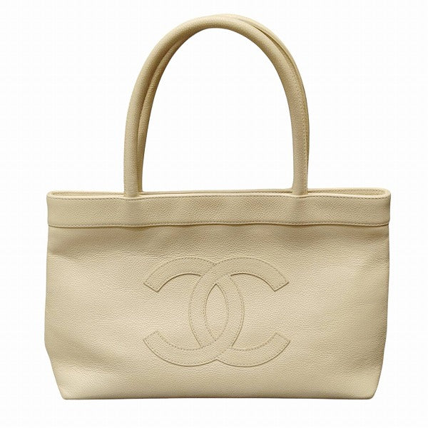 Top Quality Chanel Lambskin Tote Handbag Beige