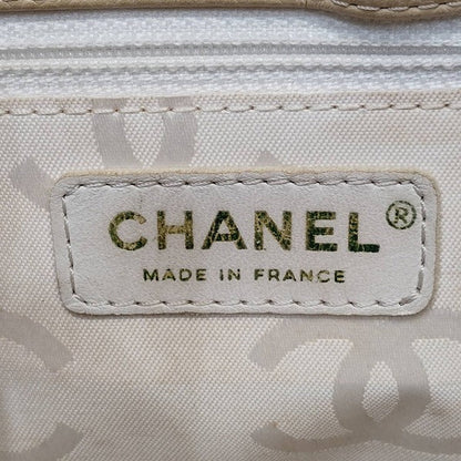 Top Quality Chanel Lambskin Tote Handbag Beige