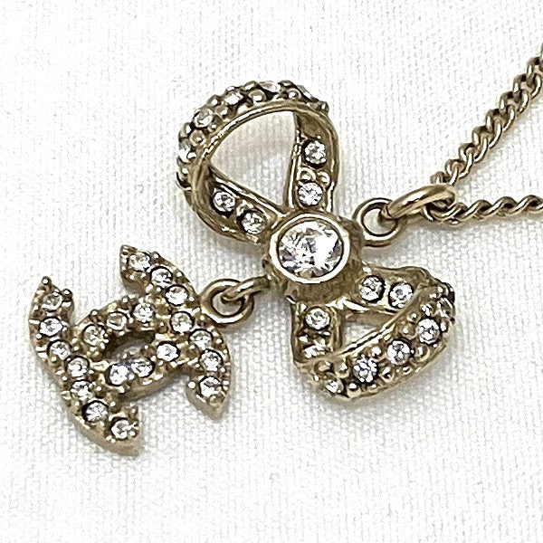 Top Quality Chanel Ribbon Coco Mark Necklace A42647