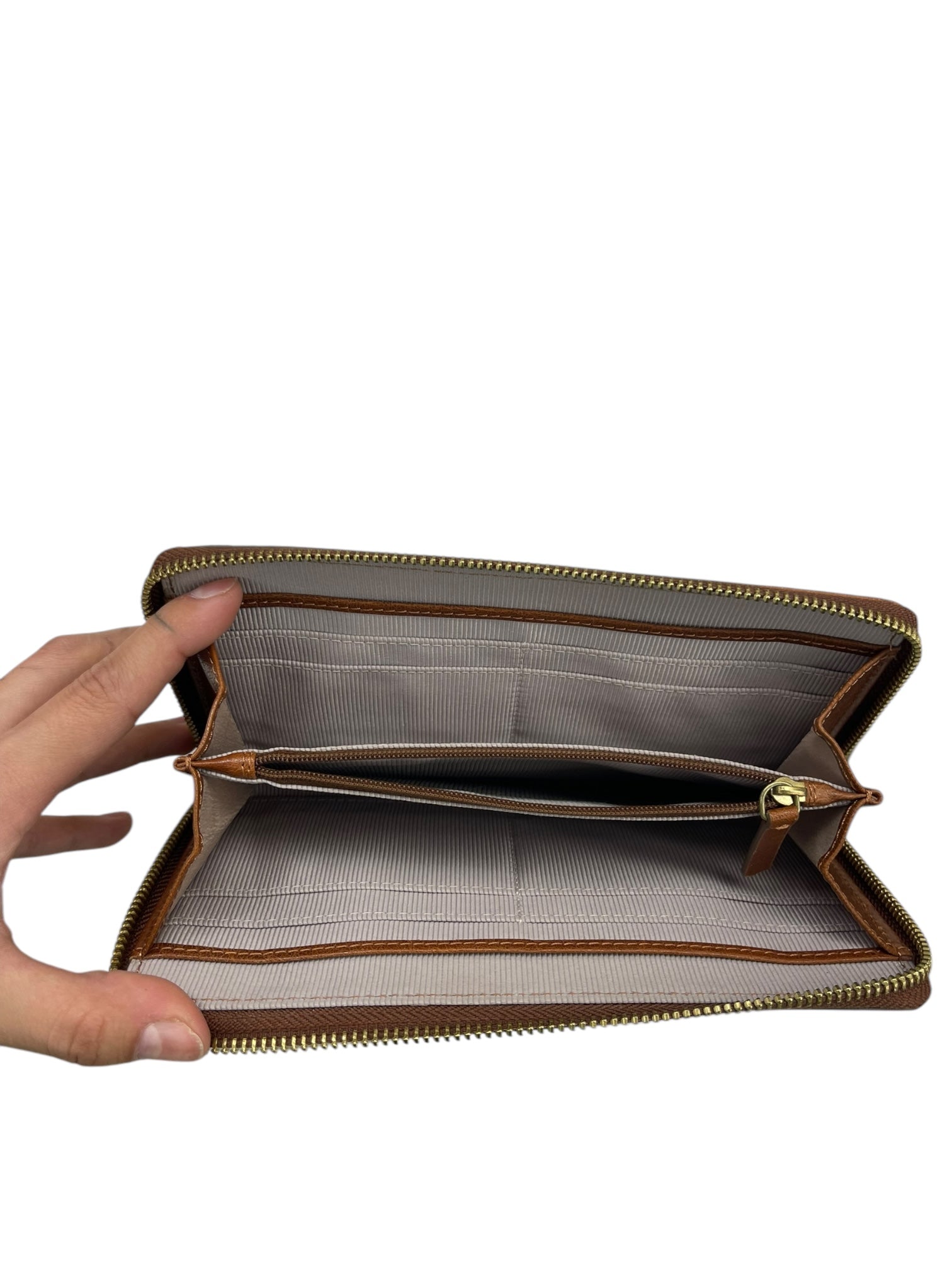 Wallet Leather By Margot. Size: Large