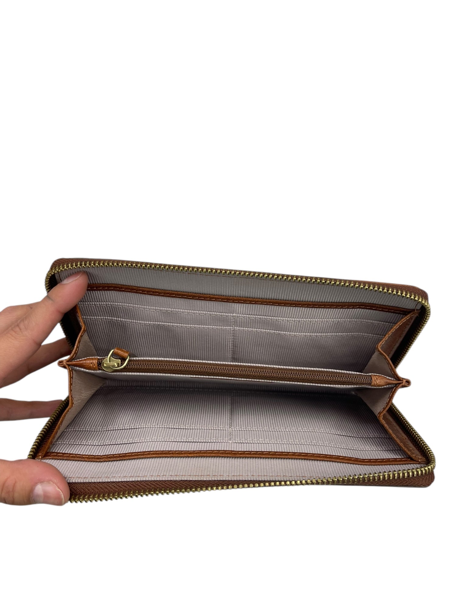 Wallet Leather By Margot. Size: Large