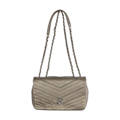 Top Quality Chanel Top Quality Chanel Embelished 'Chain Sequins' Chevron New Bag