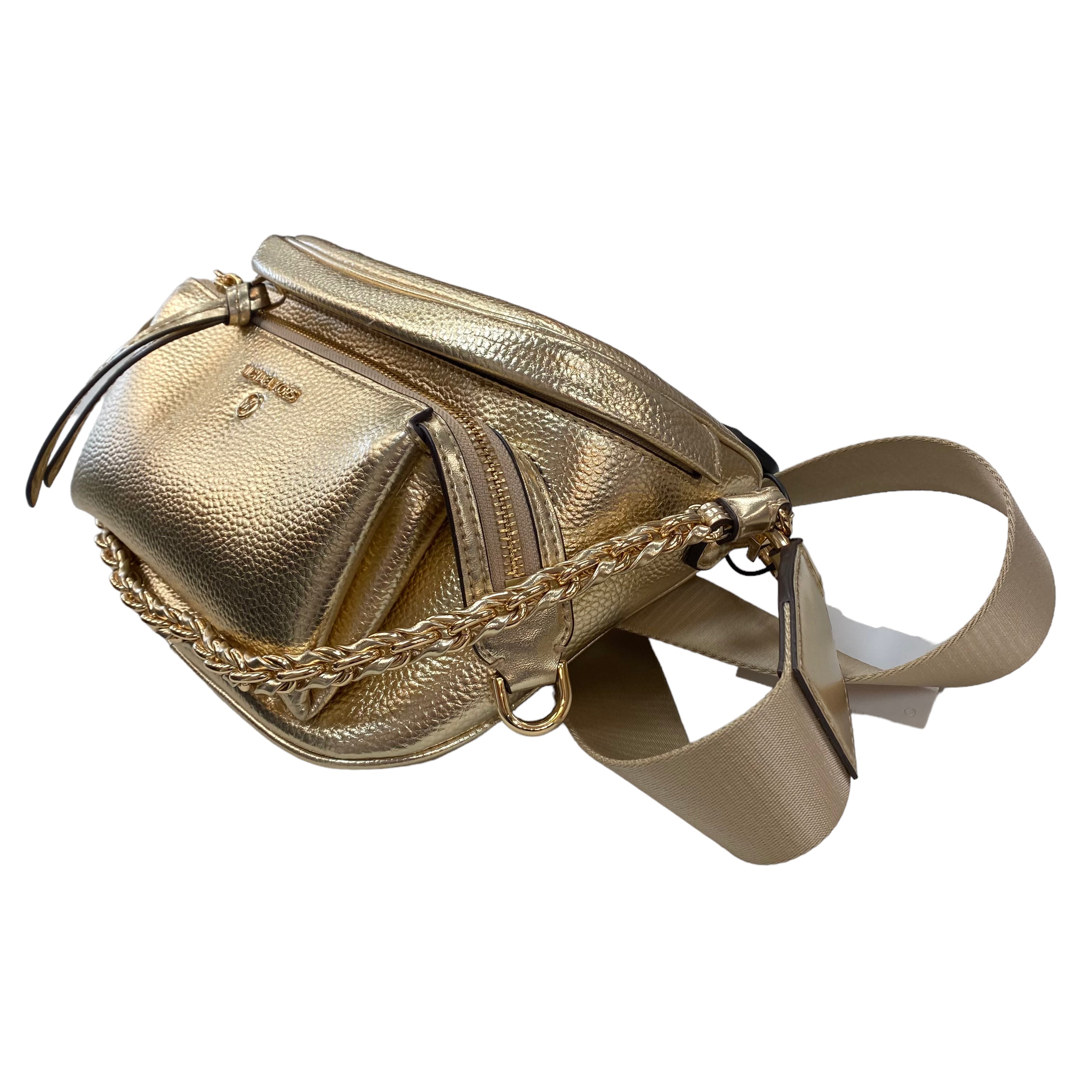 Gold Handbag Designer Michael Kors. Size Medium