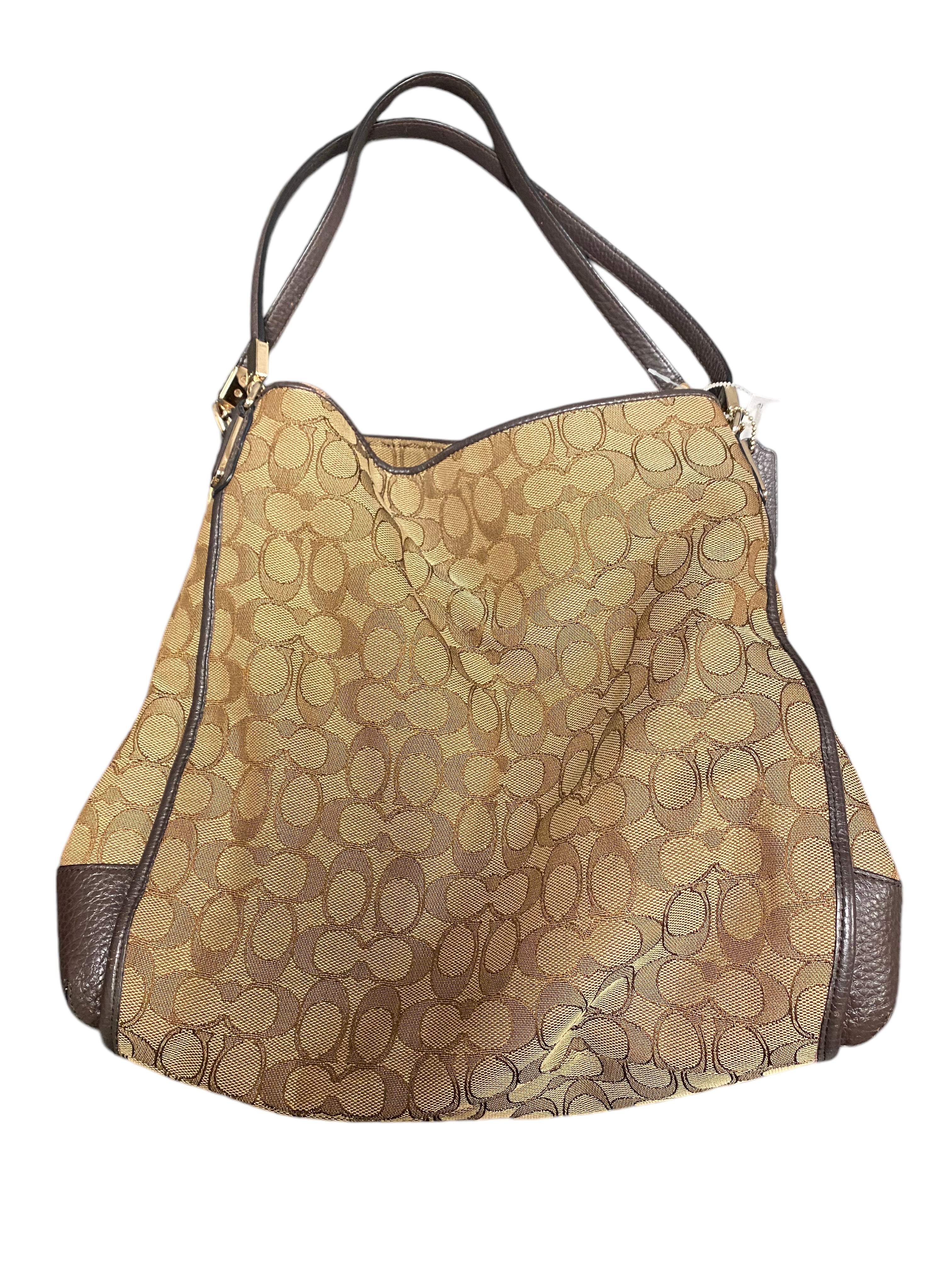Handbag Designer By Coach. Size: Medium