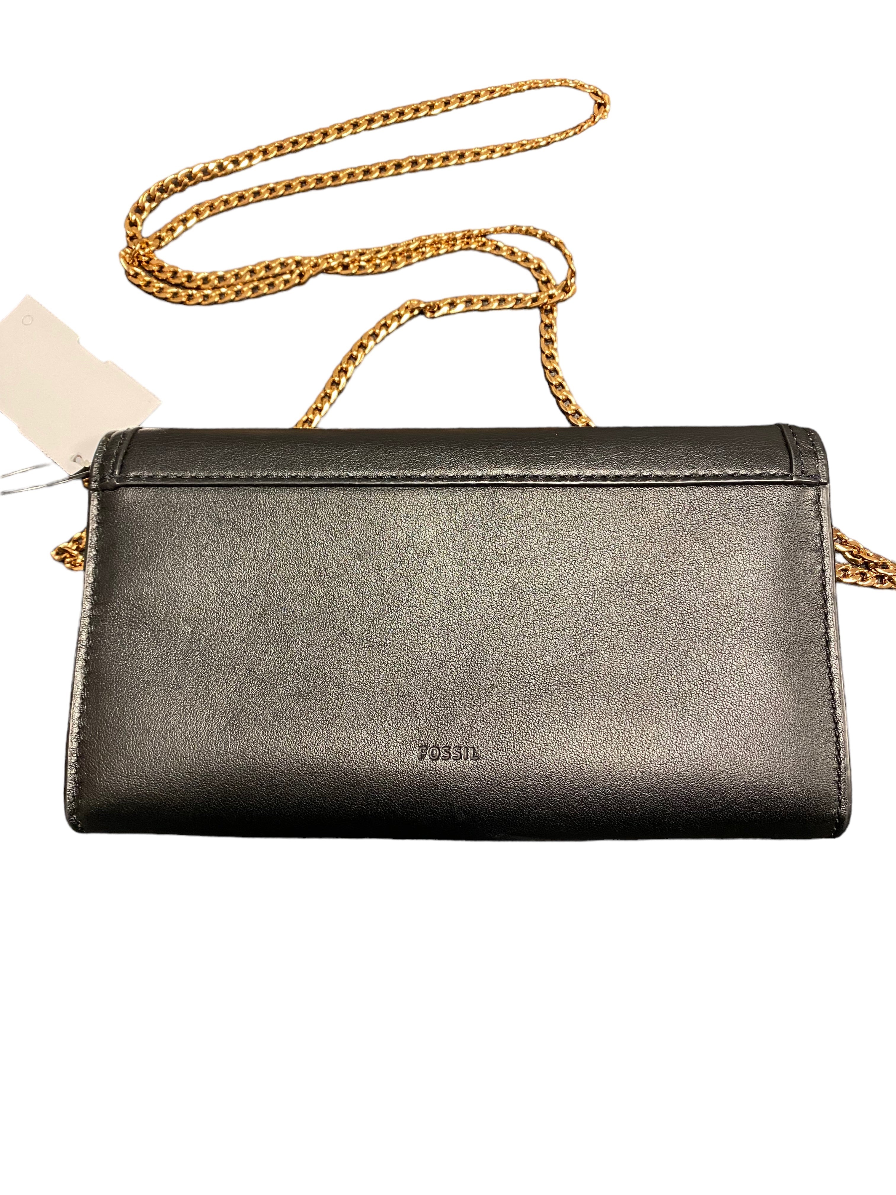 Handbag Leather By Fossil. Size: Medium