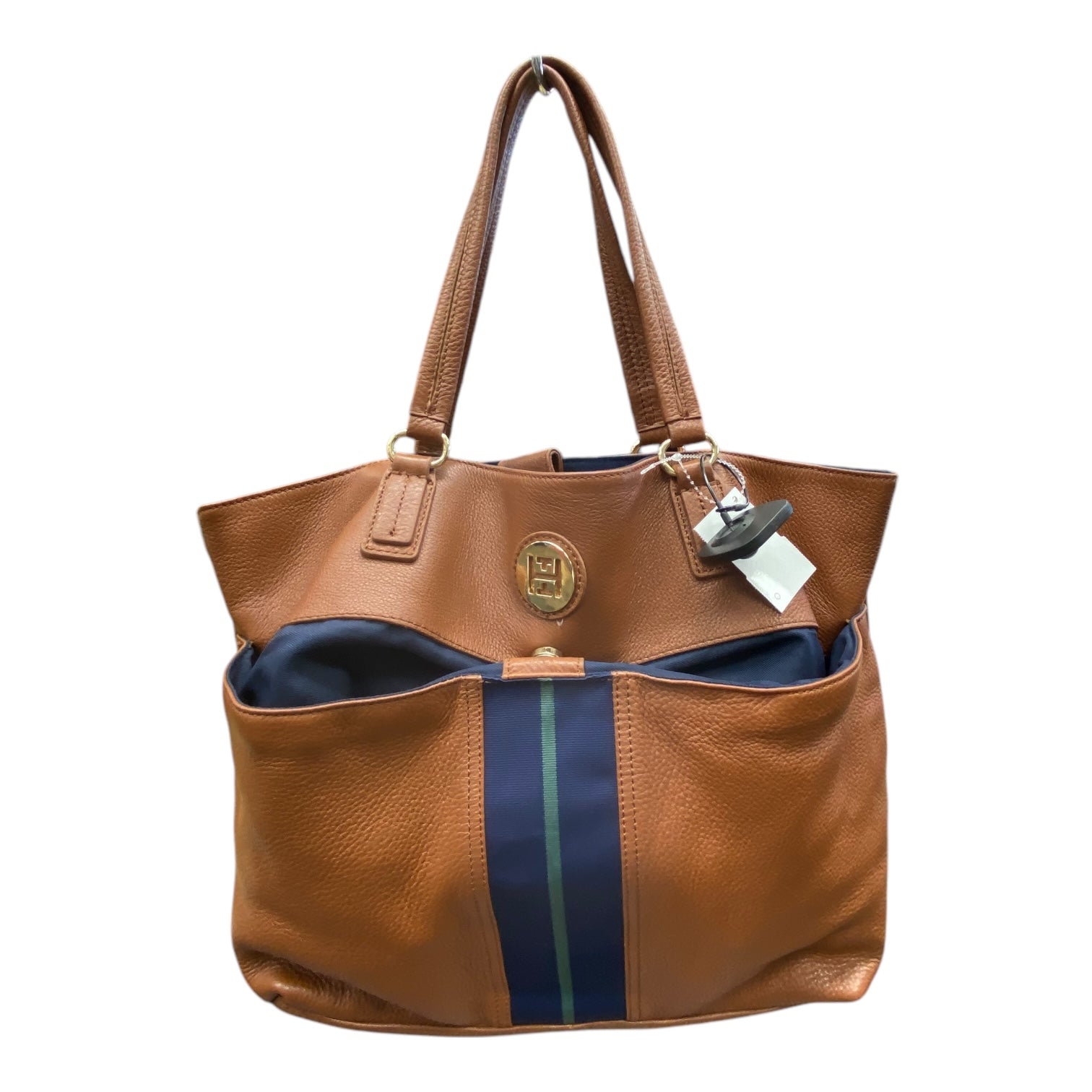 Handbag Leather By Tommy Hilfiger. Size: Medium