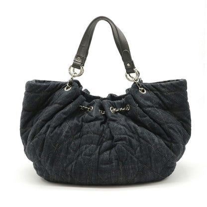 Top Quality Chanel Denim Leather Coco Cabas GM Tote