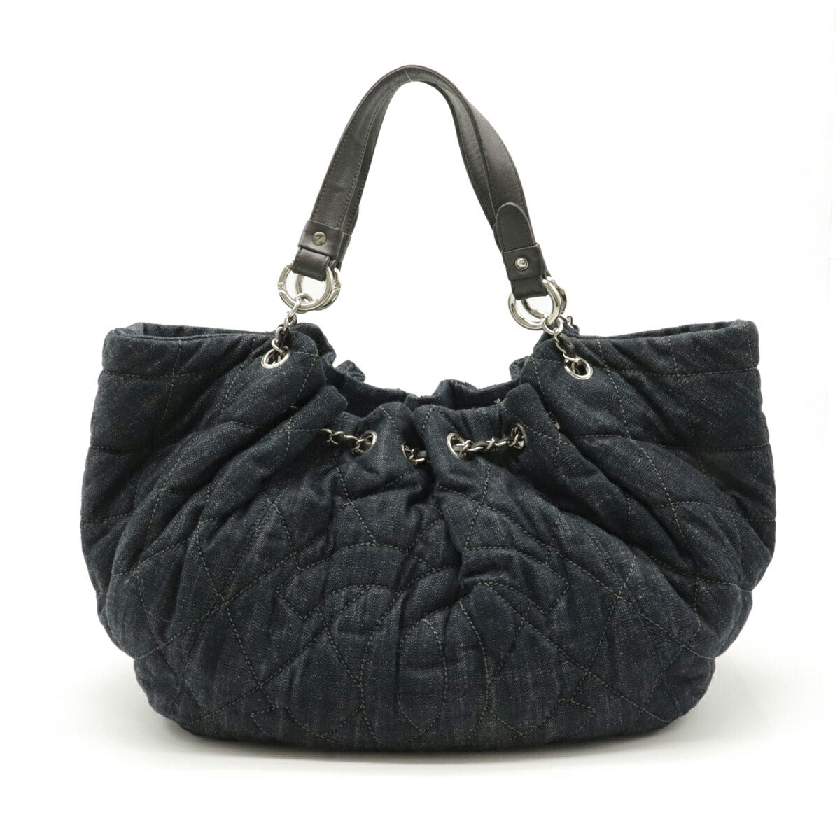 Top Quality Chanel Denim Leather Coco Cabas GM Tote