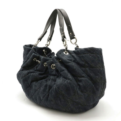 Top Quality Chanel Denim Leather Coco Cabas GM Tote