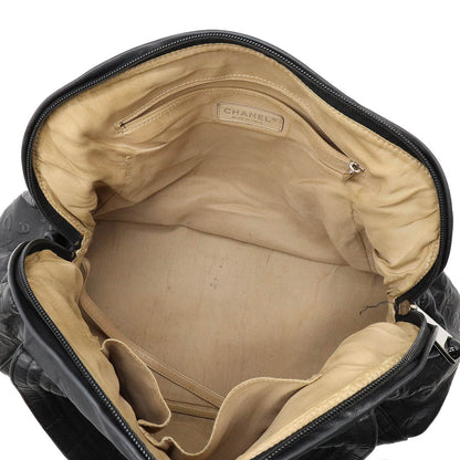 Top Quality Chanel Leather Embossed Logo Mini Boston Tote Bag