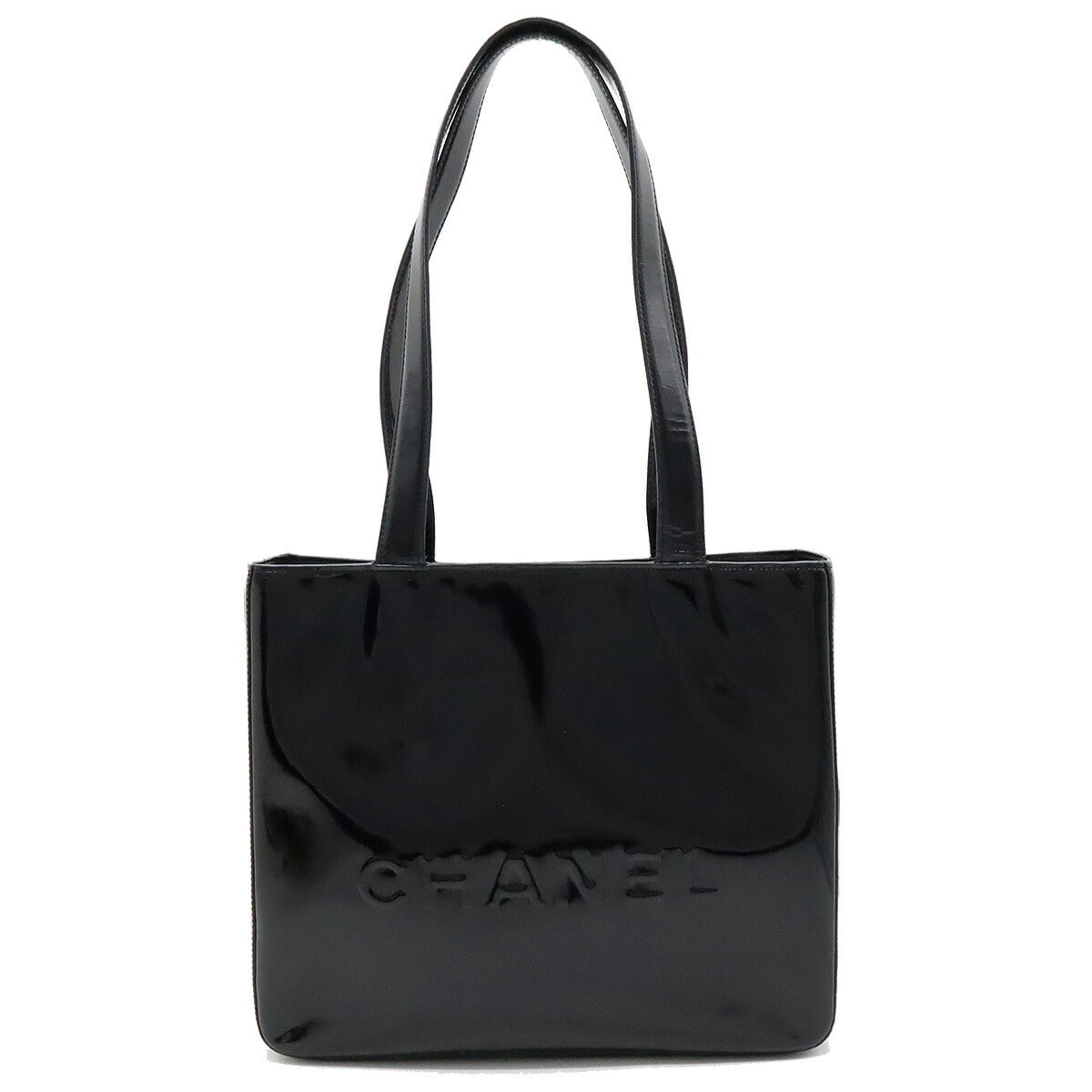 Top Quality Chanel Coco Mark Logo Patent Tote Bag