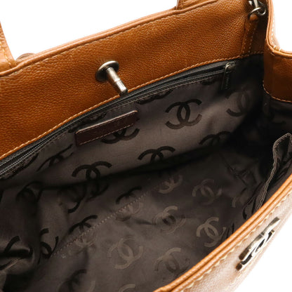 Top Quality Chanel Caviar Skin Tote Bag Brown