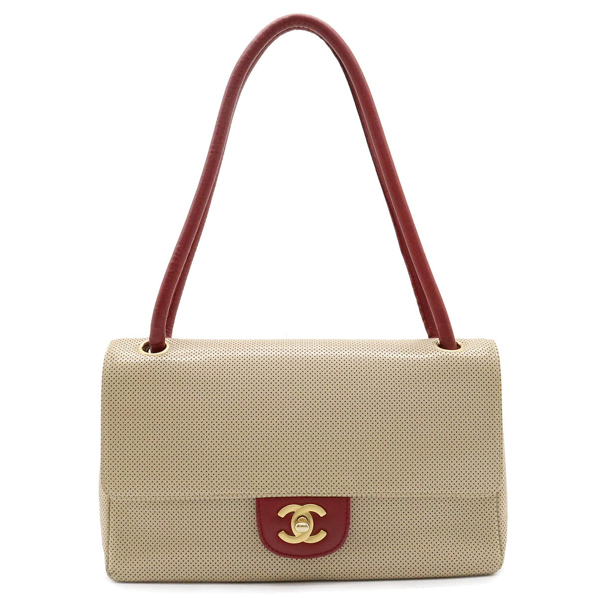 Top Quality Chanel Leather Coco Mark Shoulder Bag