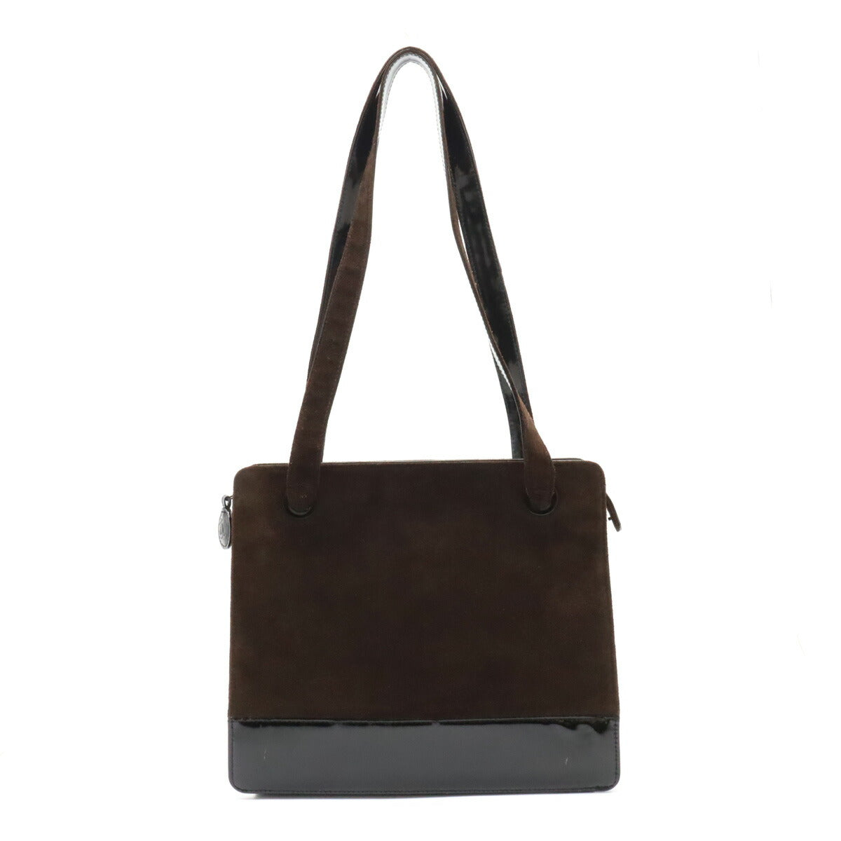 Top Quality Chanel Suede Patent Leather Tote Bag