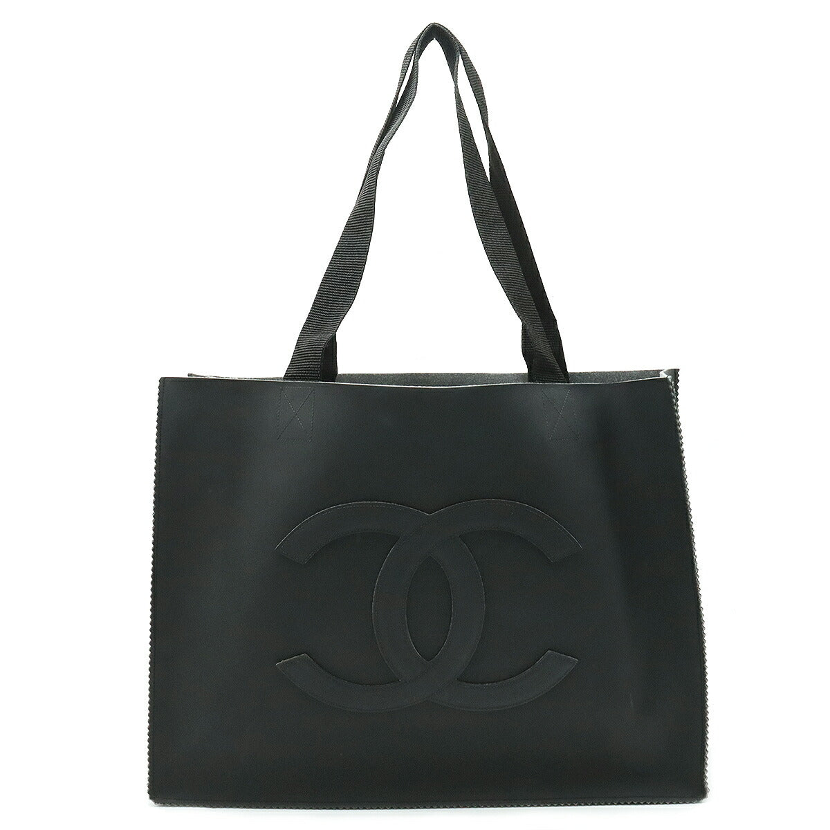 Top Quality Chanel Coco Mark Rubber Tote Bag